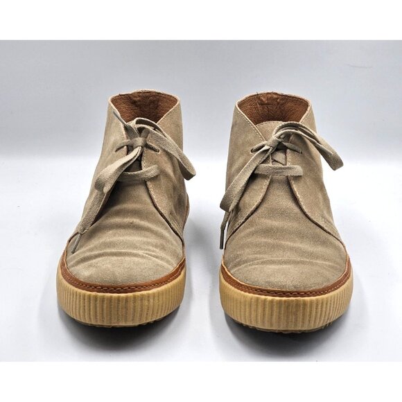 Frye Men\'s Ash Waxed Suede Lace-Up Emory Chukka Boots Size 10 3034 main image 8